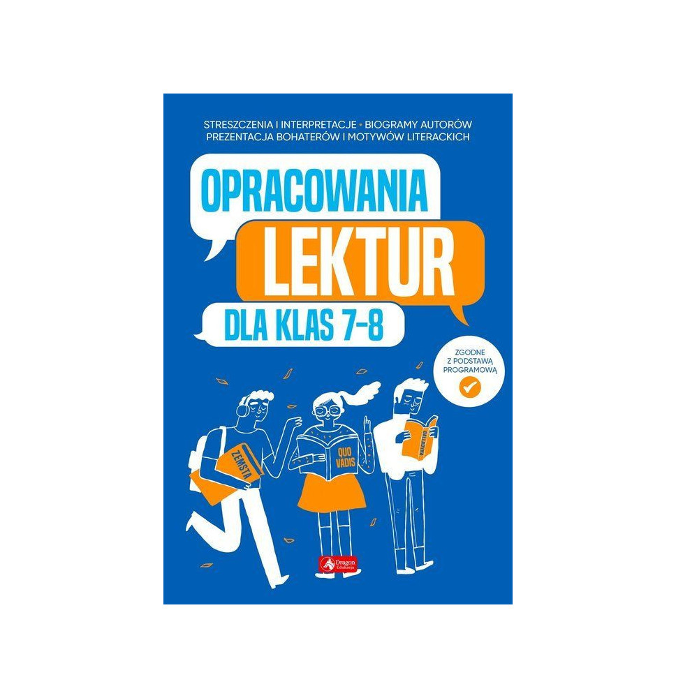 Opracowania lektur dla klas 7-8