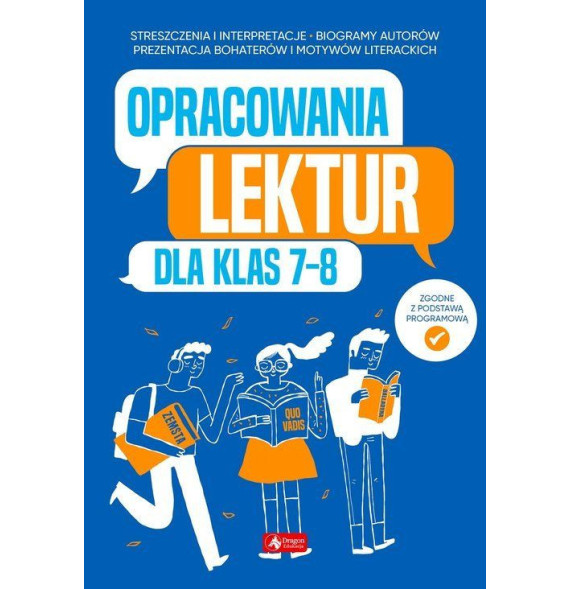 Opracowania lektur dla klas 7-8
