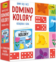 Baw się i ucz. Domino. Kolory. Gra i książka