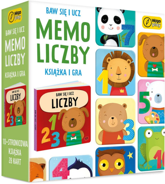 Baw się i ucz. Memo. Liczby. Gra i książka