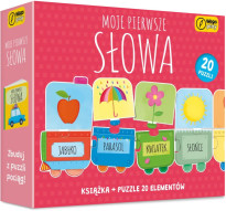 Moje pierwsze słowa. Puzzle + książka