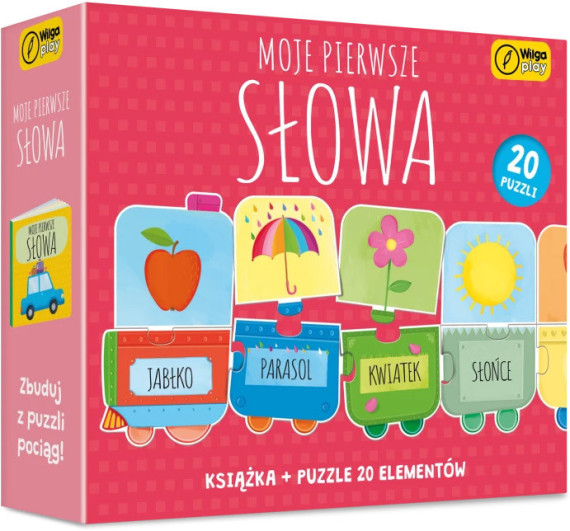 Moje pierwsze słowa. Puzzle + książka