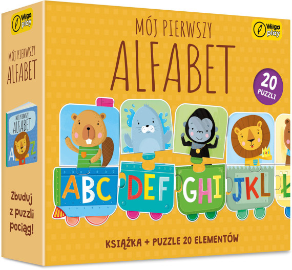 Mój pierwszy alfabet. Puzzle + książka