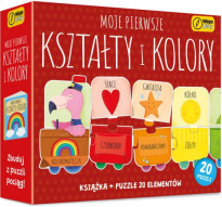 Moje pierwsze kształty i kolory. Puzzle + książka