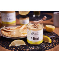 Miód z cytryną 410g Pasieka Radzinna