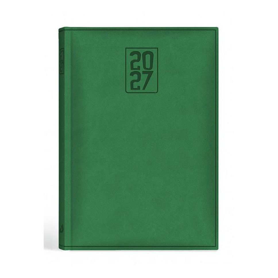 Kalendarz Terminarz 2027, A5 - zielony