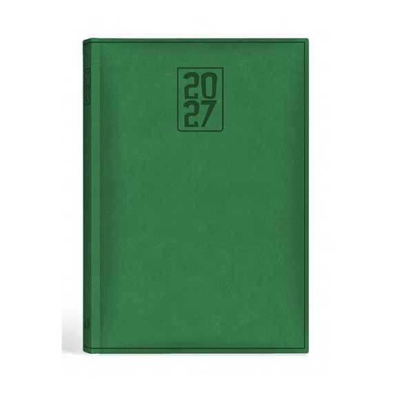 Kalendarz Terminarz 2027, A5 - zielony