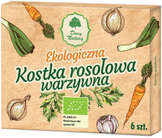 Kostka rosołowa warzywna ekologiczna 60 g