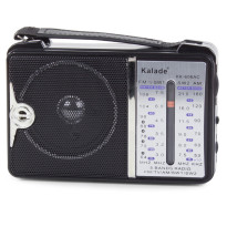 Radio przenośne kuchenne retro sieciowe czarne