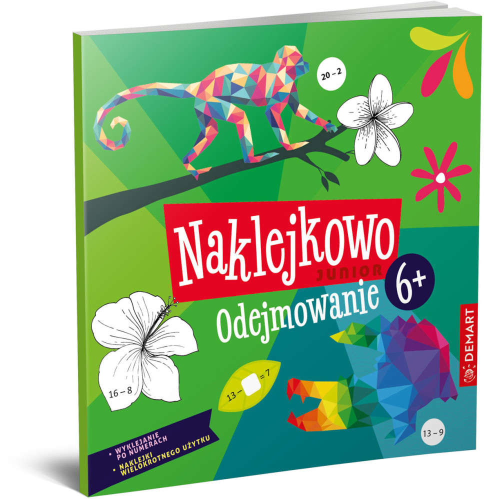 Naklejkowo Junior 6+. Odejmowanie