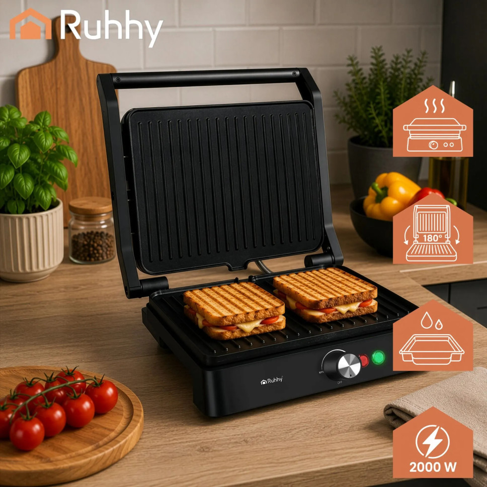 Grill elektryczny/opiekacz 2000W