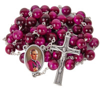Różaniec ku czci bł. Abp. Fultona J. Sheena Fuksja