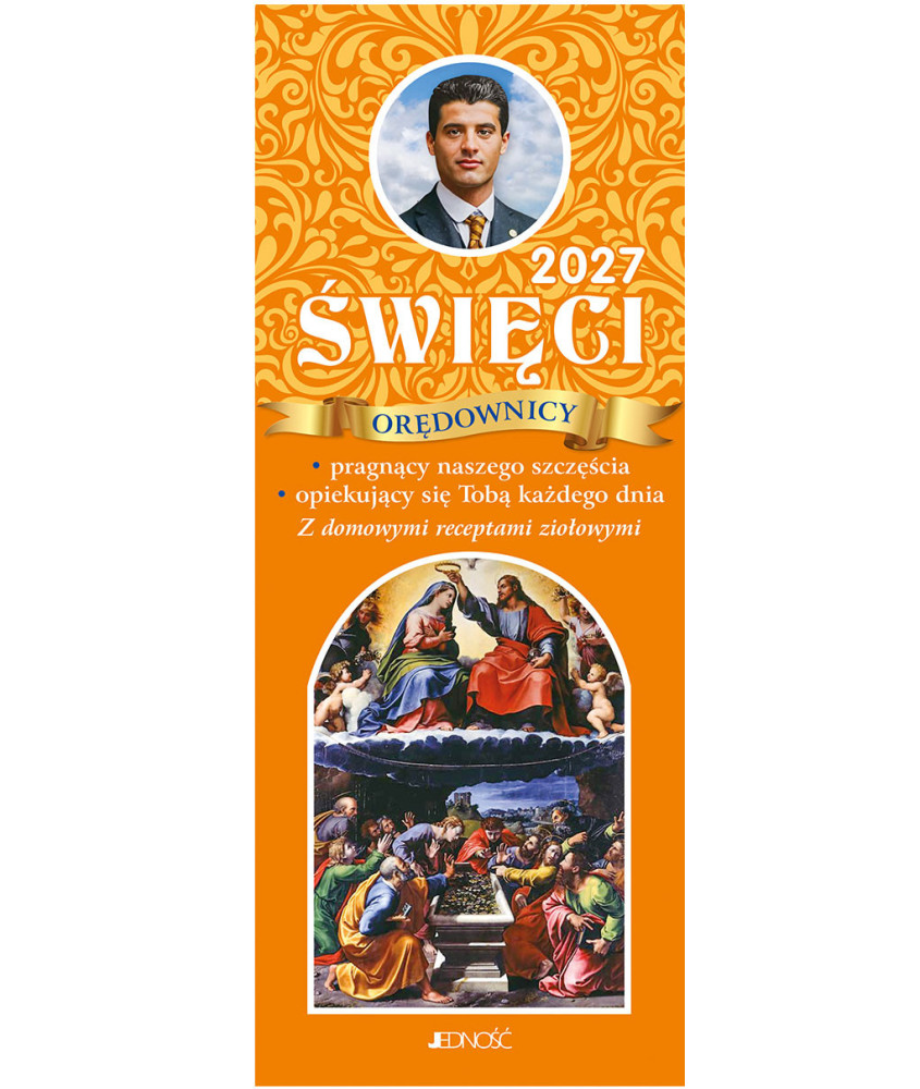 Kalendarz tygodniowy – zdzierak 2027. Święci orędownicy