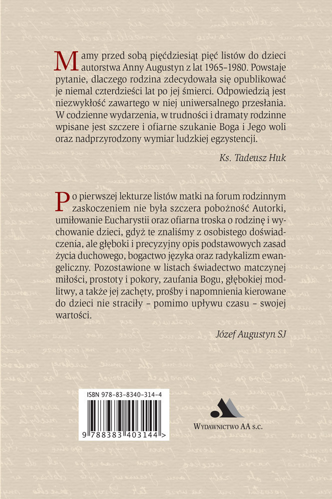 Listy matki