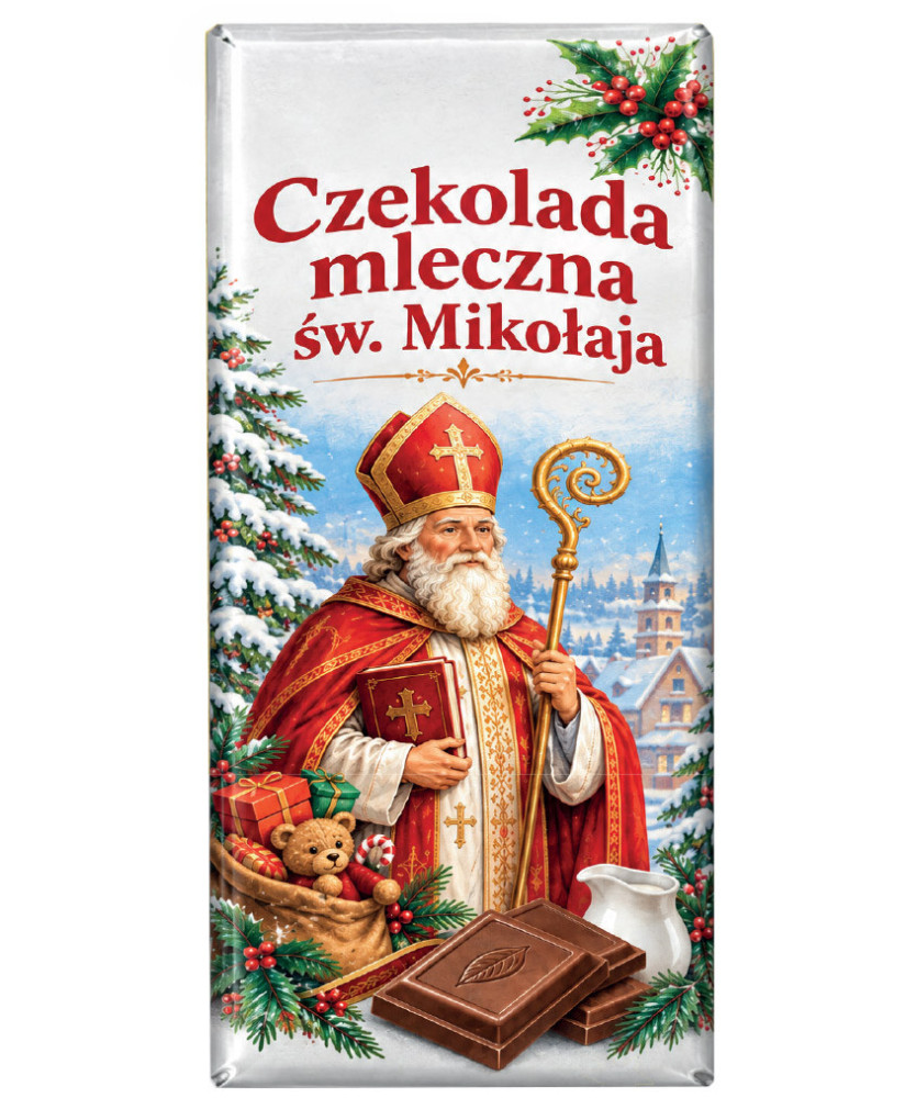Czekolada mleczna Św. Mikołaja