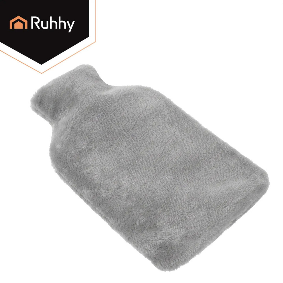 Termofor gumowy w pokrowcu 1,8 L szary