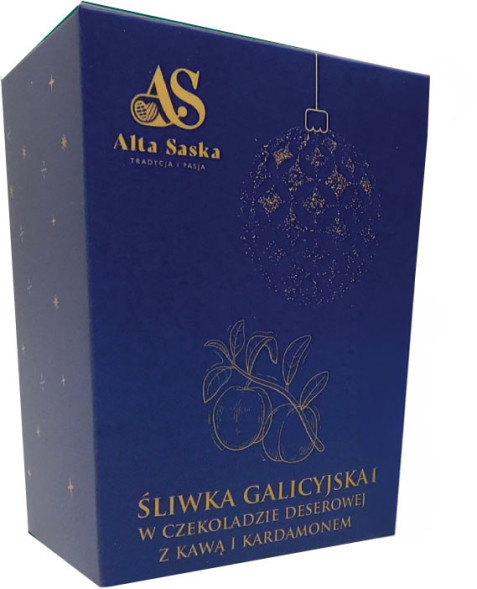 Śliwka galicyjska w czekoladzie z kawą i kardamonem