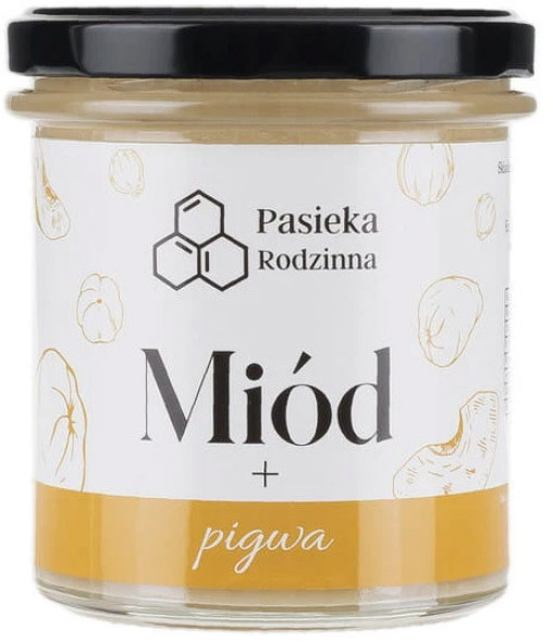 Miód z pigwą 410g