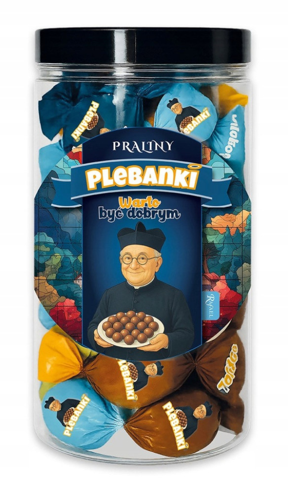 Plebanki. Praliny w pięciu smakach w tubie