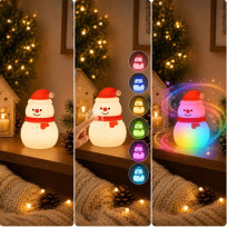 Lampka świąteczna bałwan LED USB