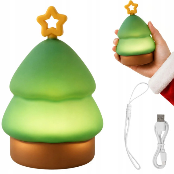 Lampka świąteczna choinka LED USB