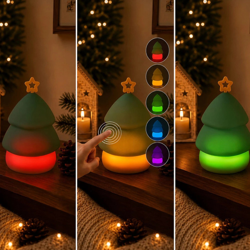 Lampka świąteczna choinka LED USB