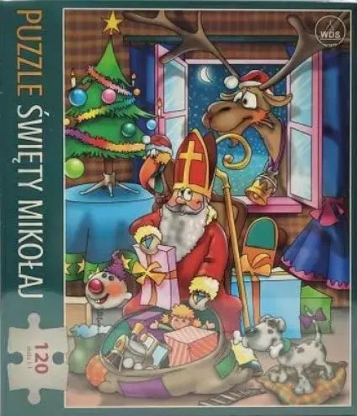 Święty Mikołaj. Puzzle 120 elementów