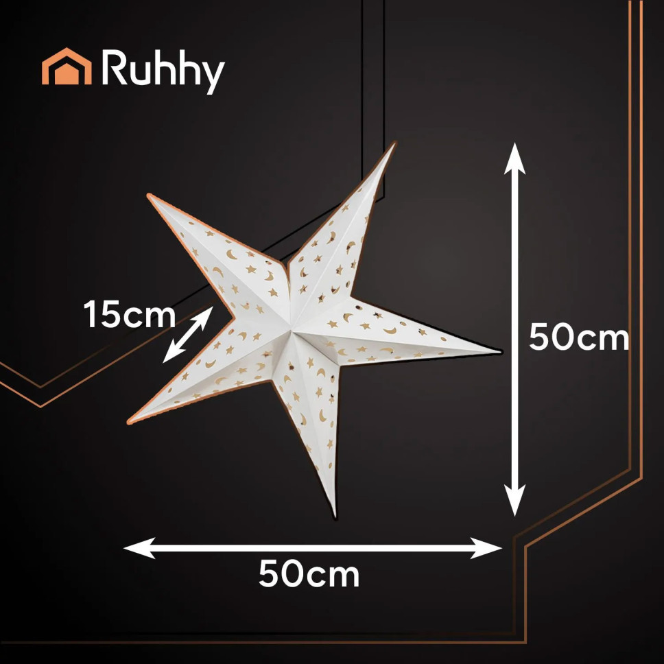 Gwiazda LED 3D- 60cm