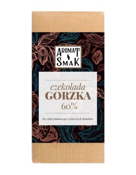 Czekolada gorzka 60%, 80 g