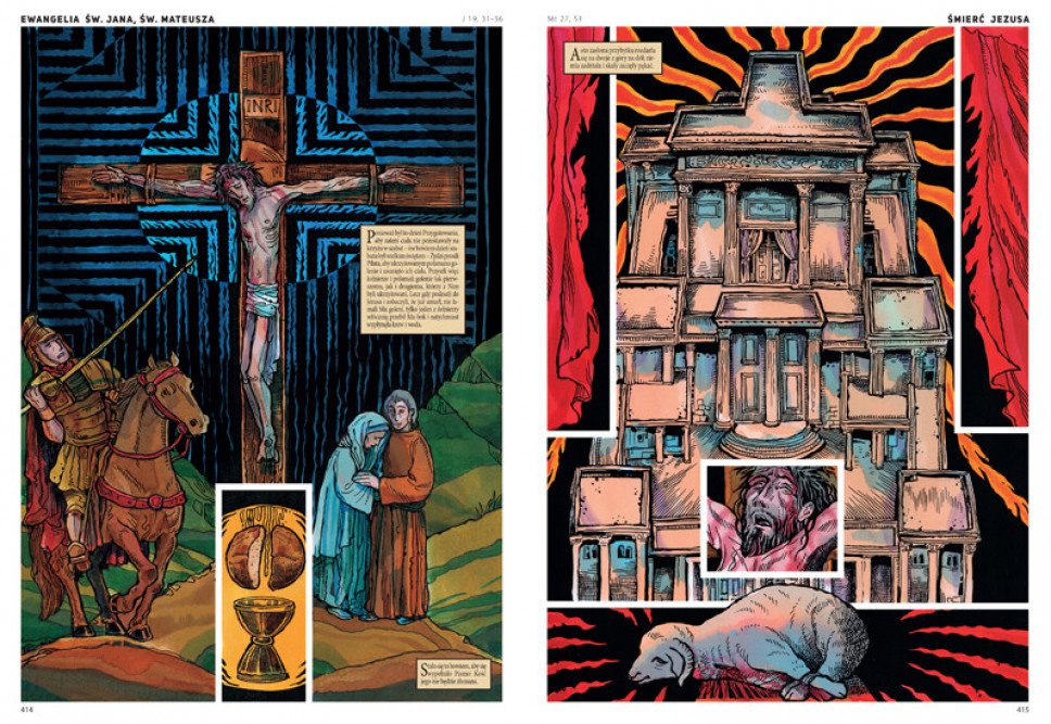 Pismo Święte w komiksie - Pamiątka Pierwszej Komunii Świętej : Biblia w komiksie dla dzieci