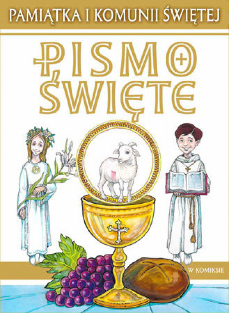 Pismo Święte w komiksie - wersja komunijna z dedykacją