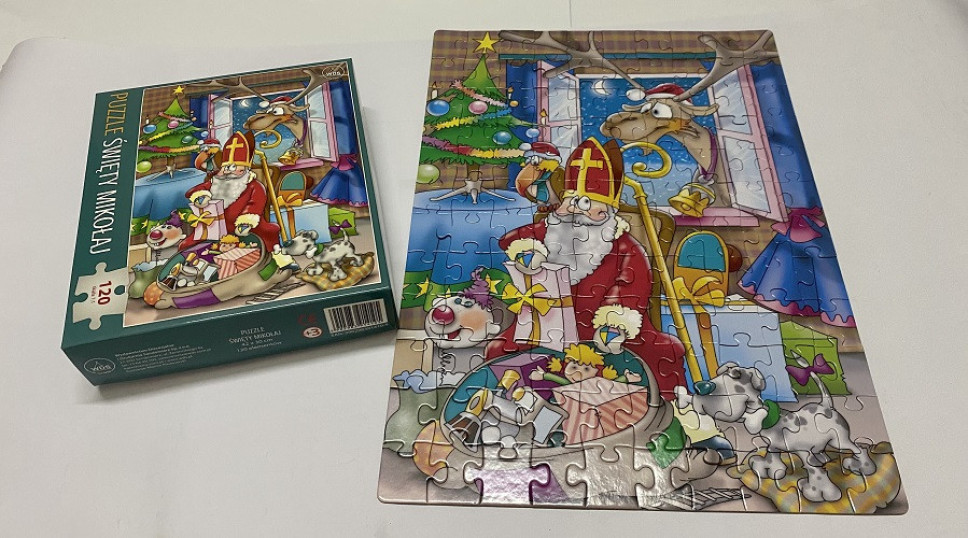Święty Mikołaj. Puzzle 120 elementów