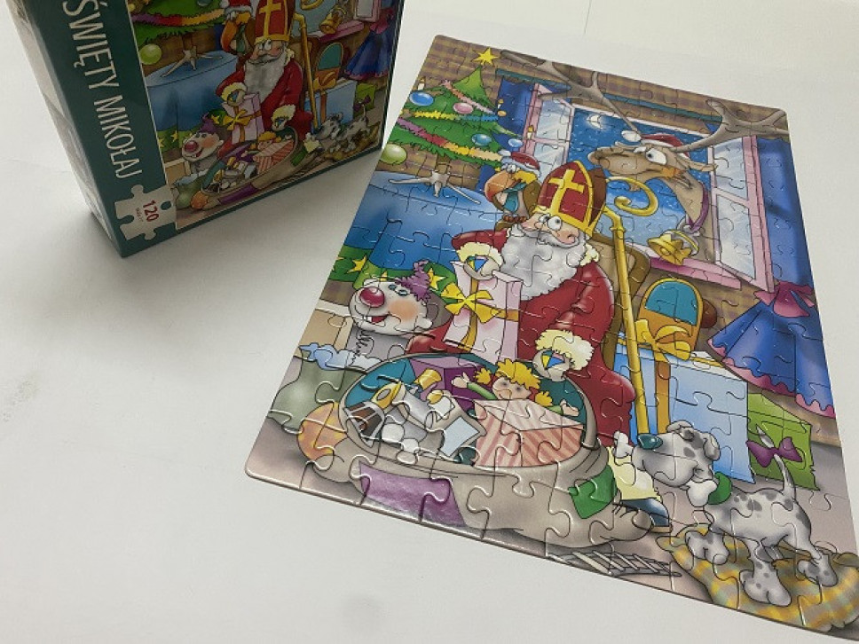 Święty Mikołaj. Puzzle 120 elementów