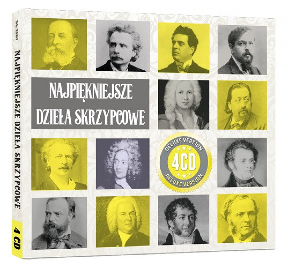 Najpiękniejsze dzieła skrzypcowe. 4 płyty CD