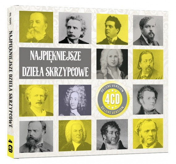 Najpiękniejsze dzieła skrzypcowe. 4 płyty CD