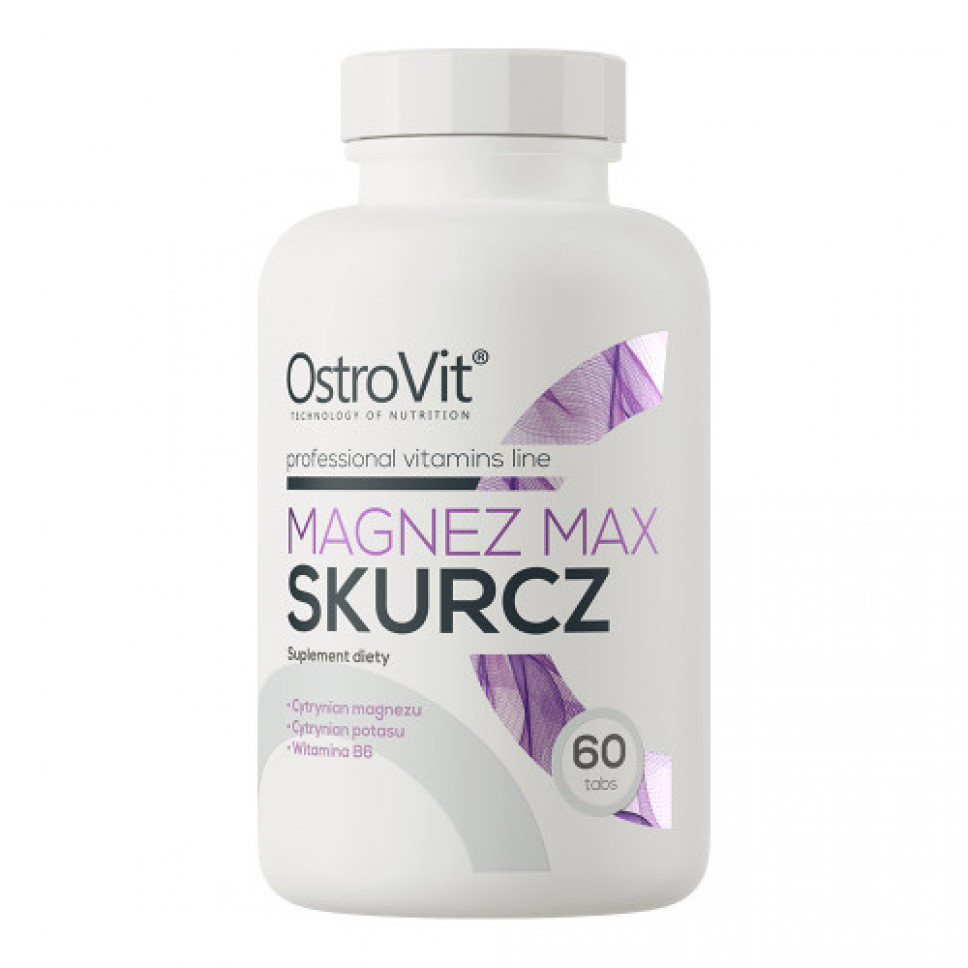 Magnez Max Skurcz 60 tabletek - OstroVit : Suplementy diety