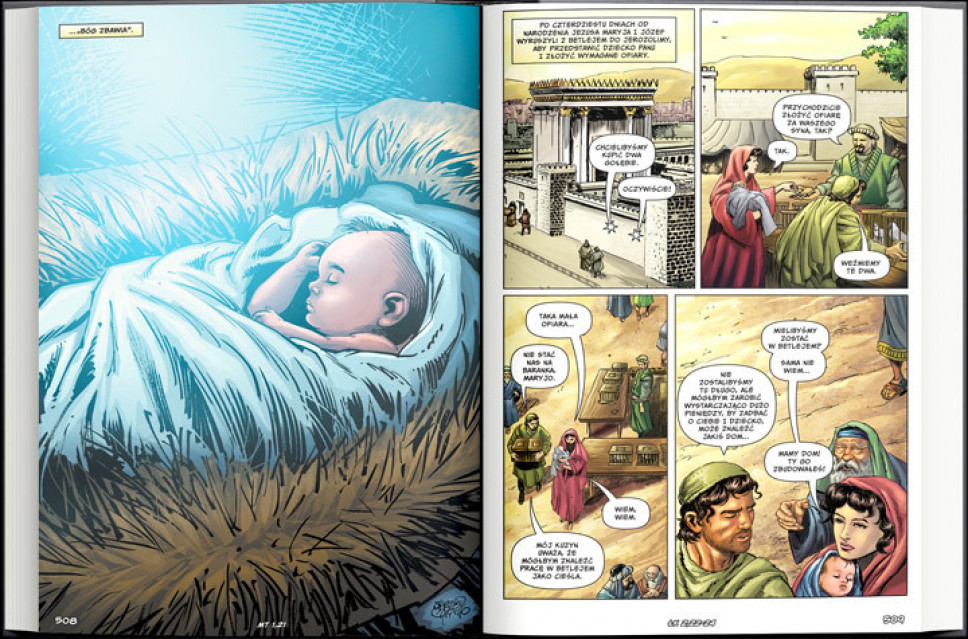 Biblia komiks - Pamiątka Pierwszej Komunii Świętej