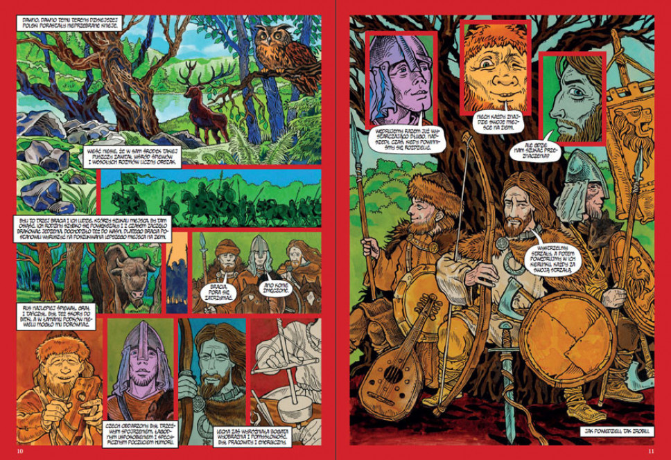 Legendy polskie w komiksie - Paweł Kołodziejski : Komiksy historyczne dla dzieci i młodzieży