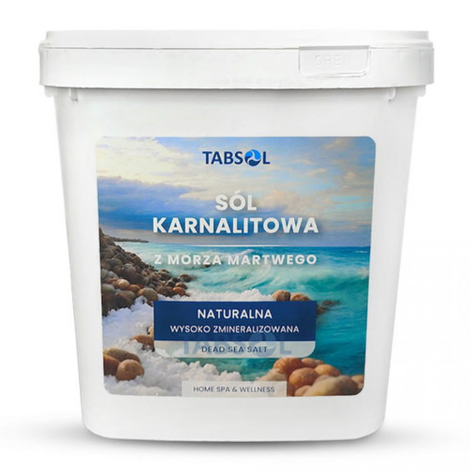 Sól karnalitowa z Morza Martwego, 5 kg - Tabsol