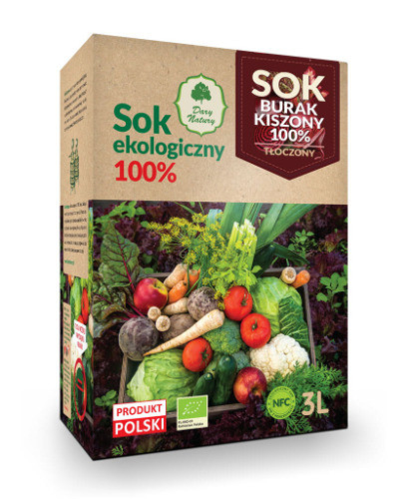 Sok z buraka kiszonego 3l, ekologiczny - Dary natury