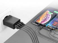 Szybka ładowarka sieciowa 4xusb quick charge 3.0