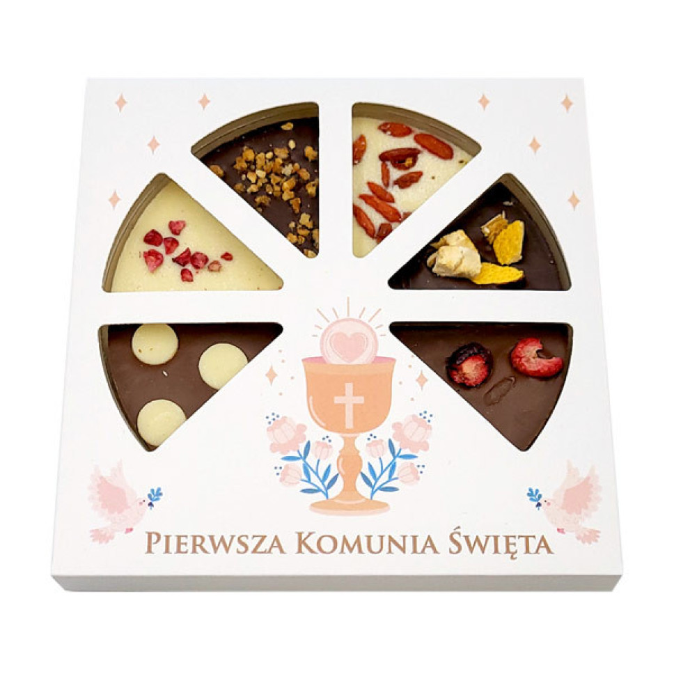 Torcik czekoladowy - Pierwsza Komunia Święta