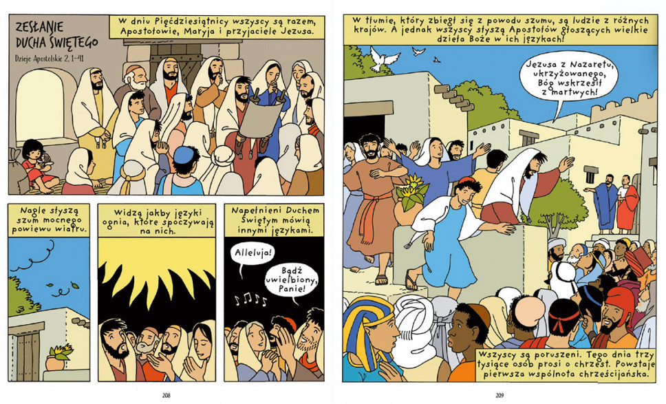 Biblia dla dzieci. Komiks - Pamiątka Chrztu Świętego