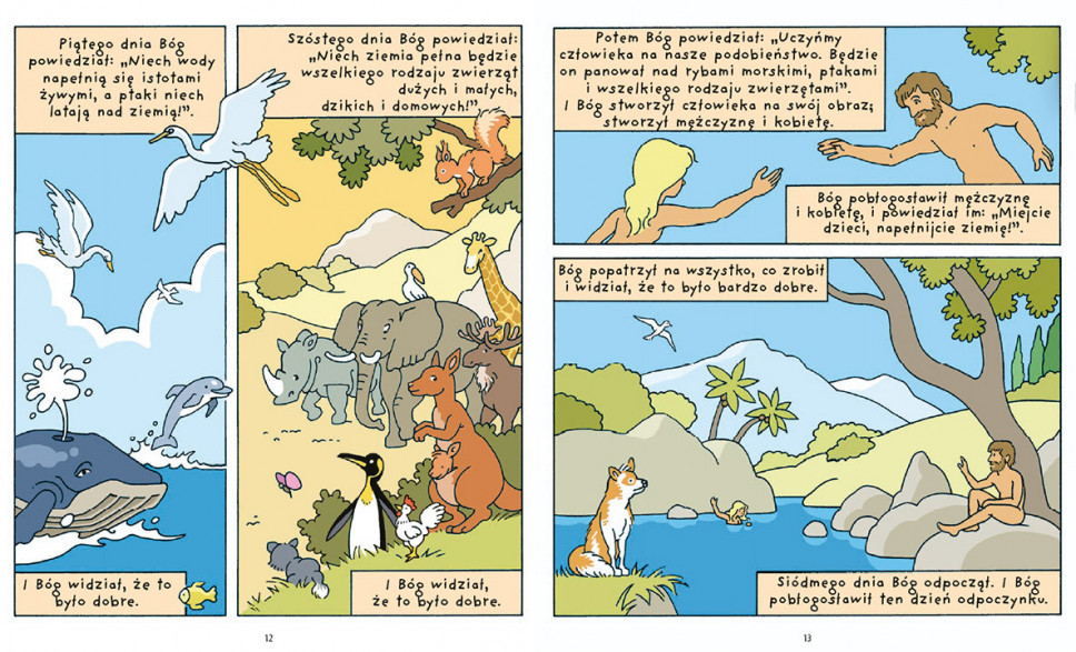 Biblia dla dzieci. Komiks - Pamiątka Chrztu Świętego